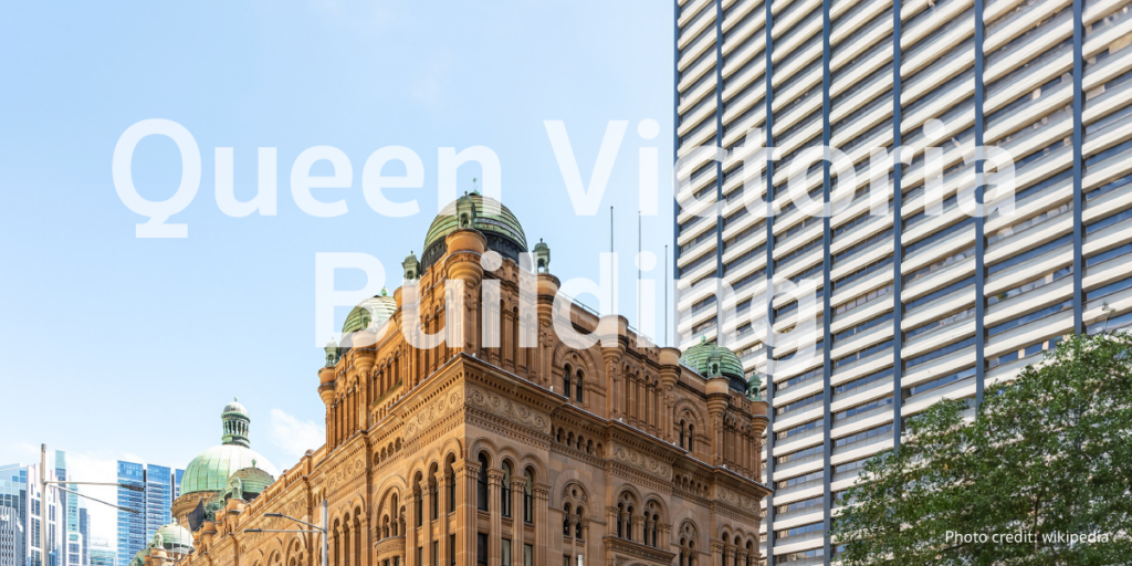 Queen Victoria building in Sydney Australia